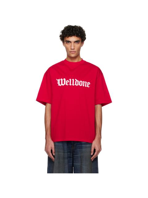 Red Gothic Logo T-shirt