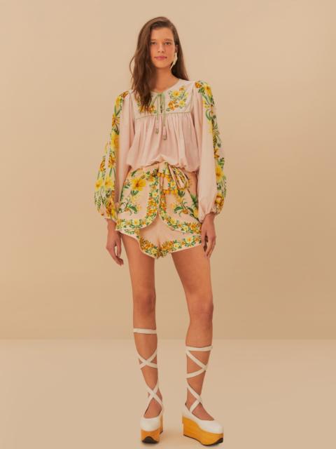 Pink Botanical Beauty Lenzing™ Ecovero™ Euroflax™ Shorts