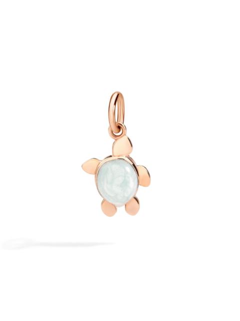 ROSE GOLD & ENAMEL SEA TURTLE CHARM