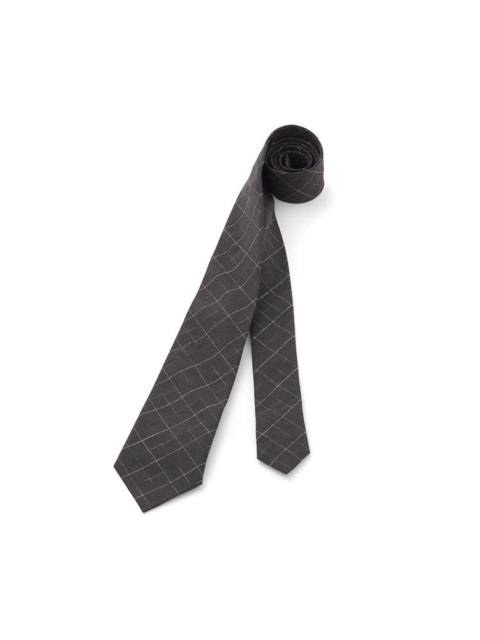 NECKTIE SANTOME CHECK BLACK
