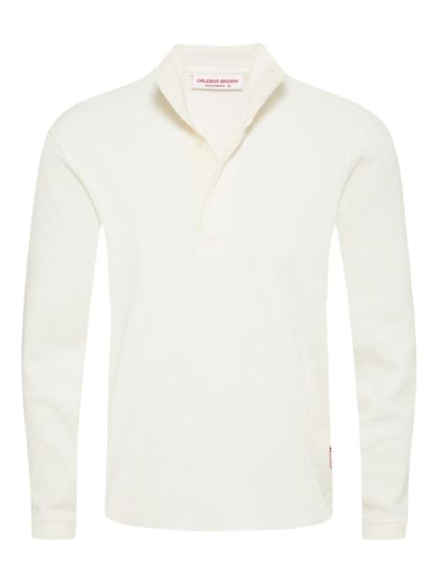 Mazari textured polo shirt