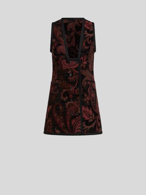 REVERSIBLE JACQUARD WAISTCOAT