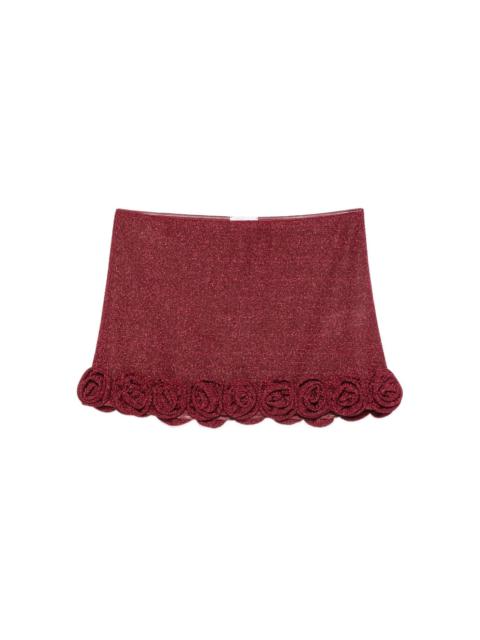 Lumière Rose mini skirt