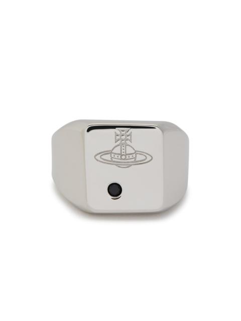 Vivienne Westwood Carlo Orb-engraved Sterling Silver Ring