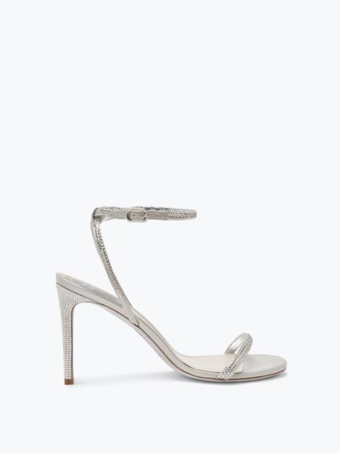 Ellabrita Crystal Silver Sandal 80