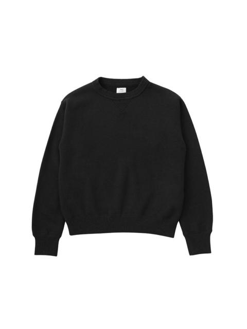 CARREE SWEAT L/S (FINE WOOL) W BLACK