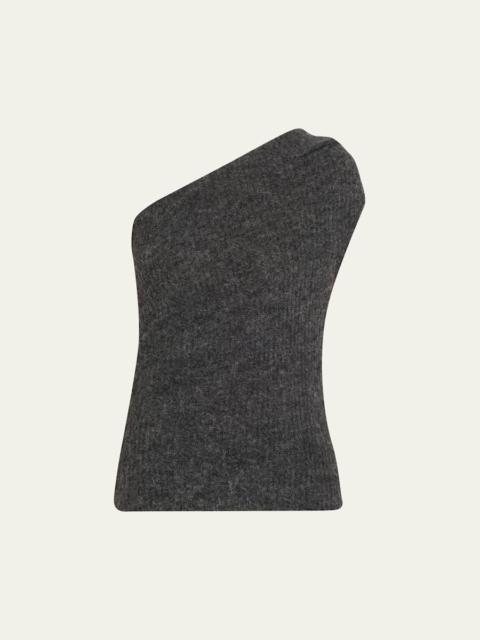 Sue Brushed Alpaca-Blend Knit Top