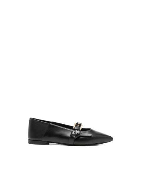 buckle strap ballet flats