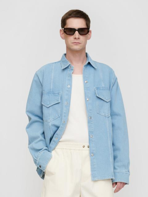 Patch Pocket Denim Overshirt