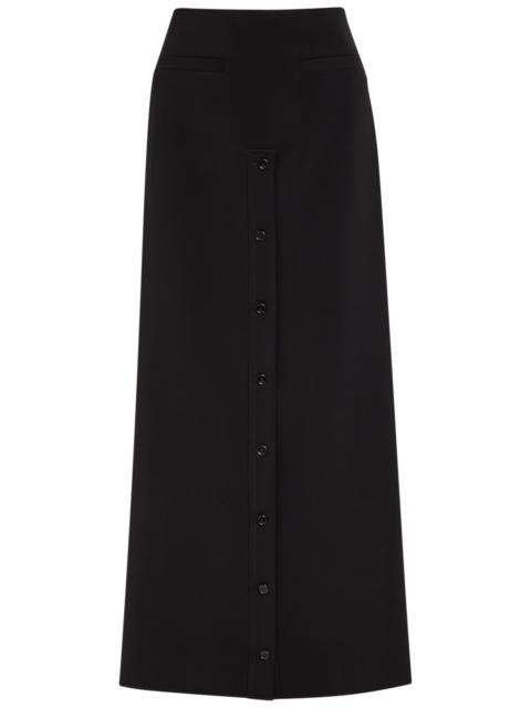 Courrèges Crepe Maxi Skirt