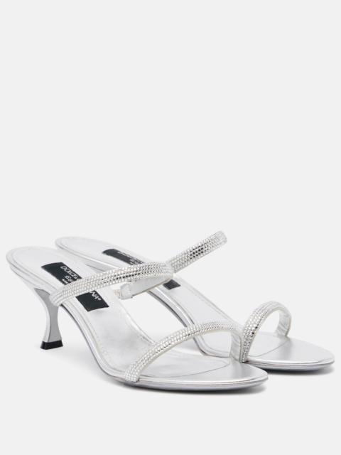 60 embellished mules