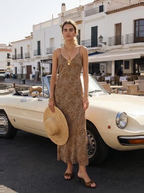 RAVEN CHIFFON MAXI DRESS LEO