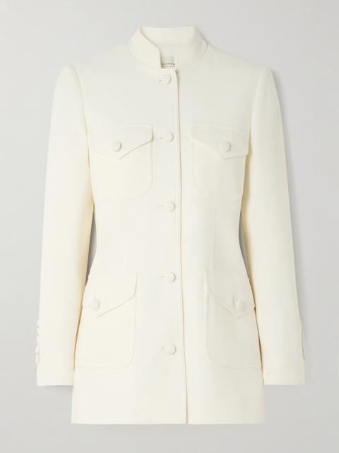+ The Vanguard Raja Wool-crepe Jacket