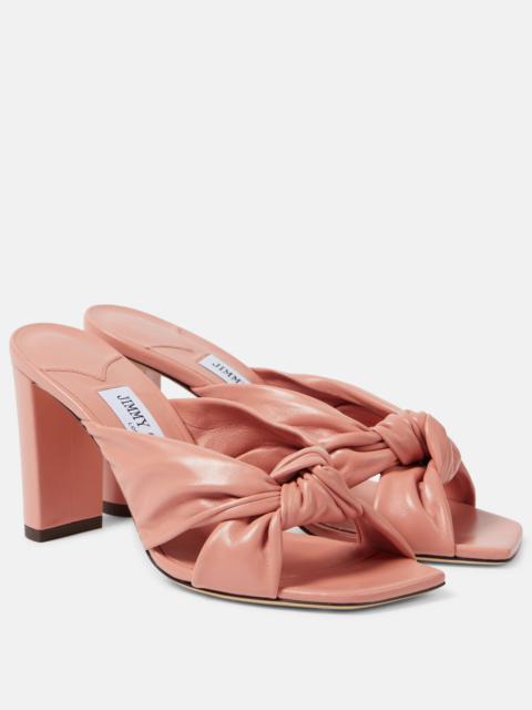 Avenue 85 leather mules