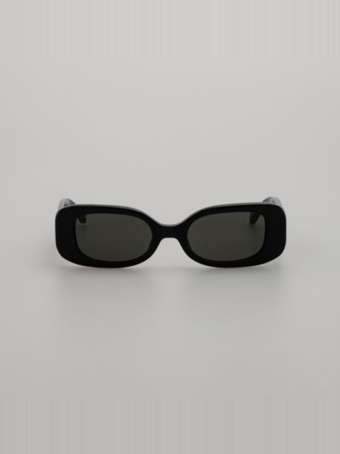 THE LOLA | RECTANGULAR SUNGLASSES IN BLACK (C1)