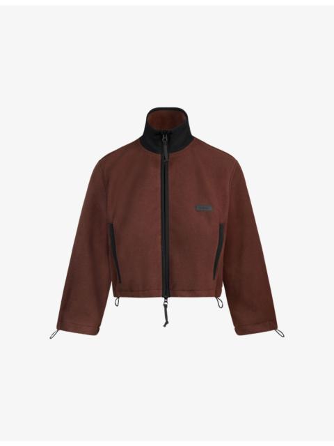 Fleece Lounge Shrunken-Fit Fleece Jacket