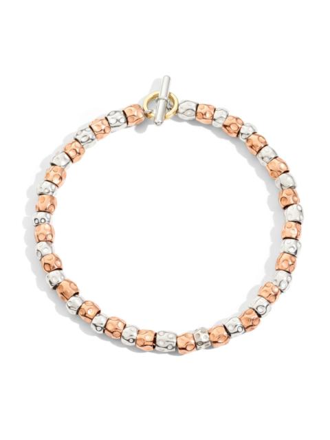 SILVER & ROSE GOLD GRANELLI BRACELET