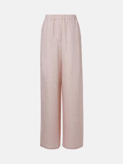 Valerio linen wide-leg pants