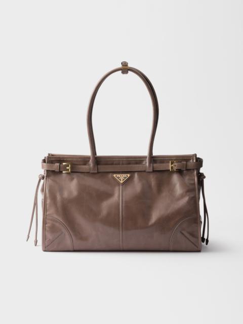 Prada Bonnie large leather handbag