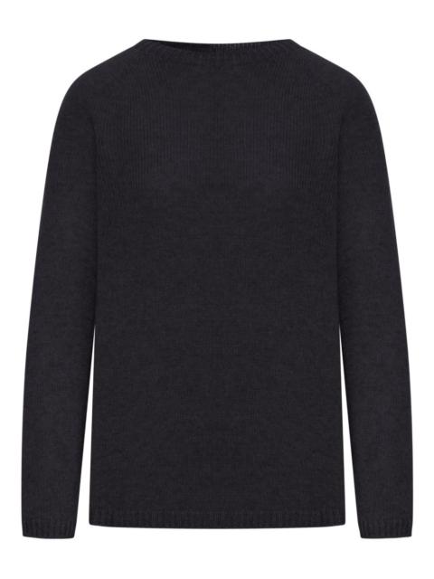 raglan-sleeve wool sweater