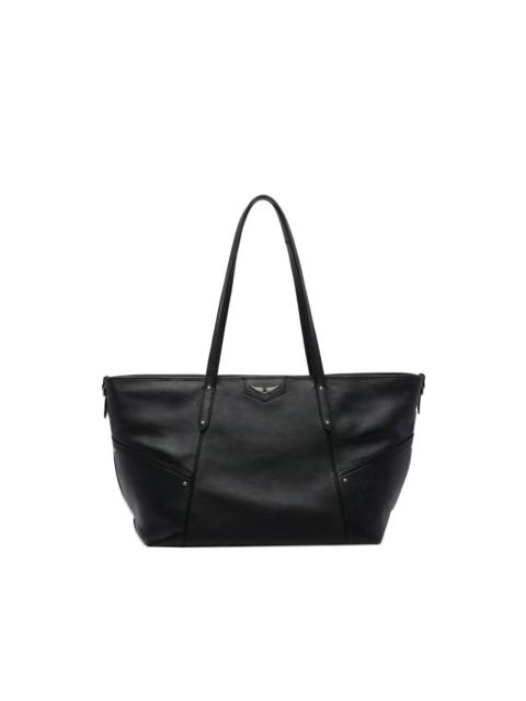 Z zip external pocket shopping bag