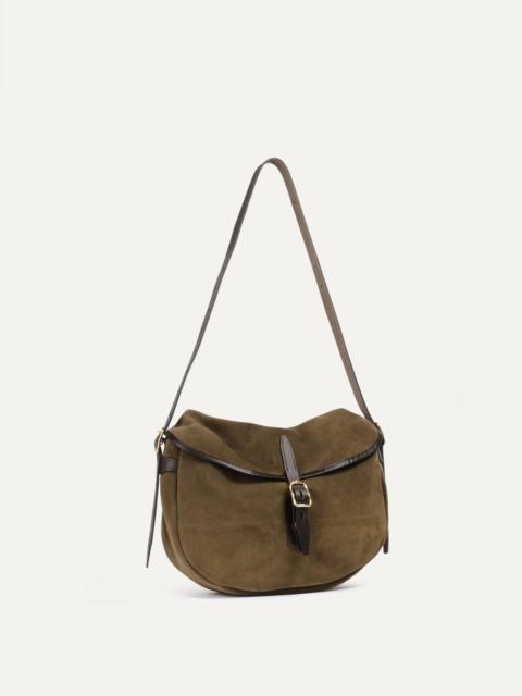 MARGOT HALF MOON FISHERMAN'S BAG  -  MUSK
