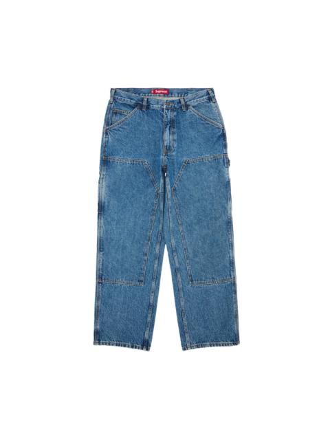 Supreme Double Knee Painter Pant 'Washed Indigo'