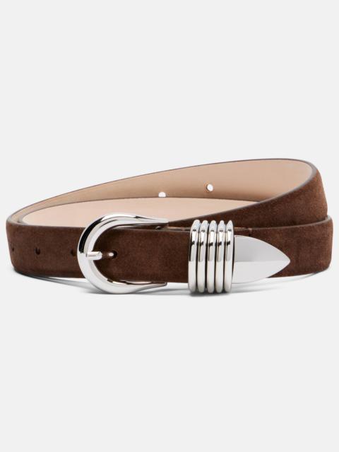 Hollyhock suede belt