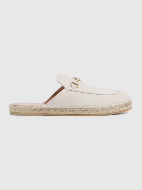 Women's espadrille mule with Horsebit