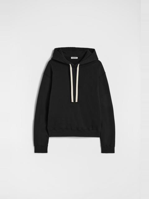 Cotton Terry Hooded Sweatshirt