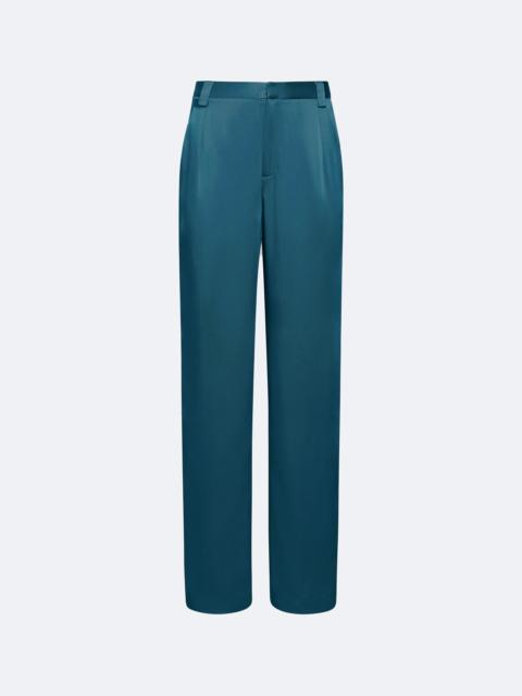 Satin Relaxed Pleated Pant