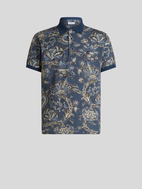 POLO SHIRT WITH FLORAL PRINT