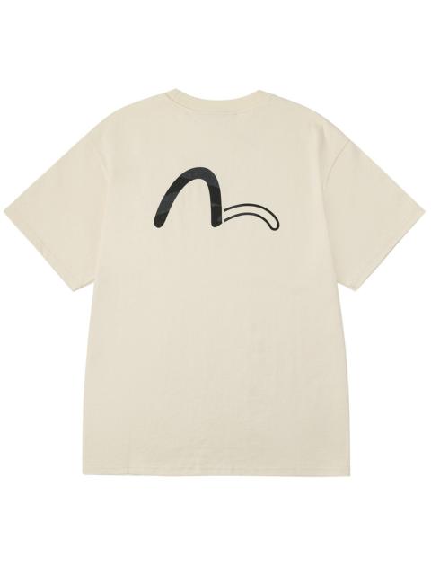 EVISUKURO and Contrasting Seagull Print Relax Fit T-shirt