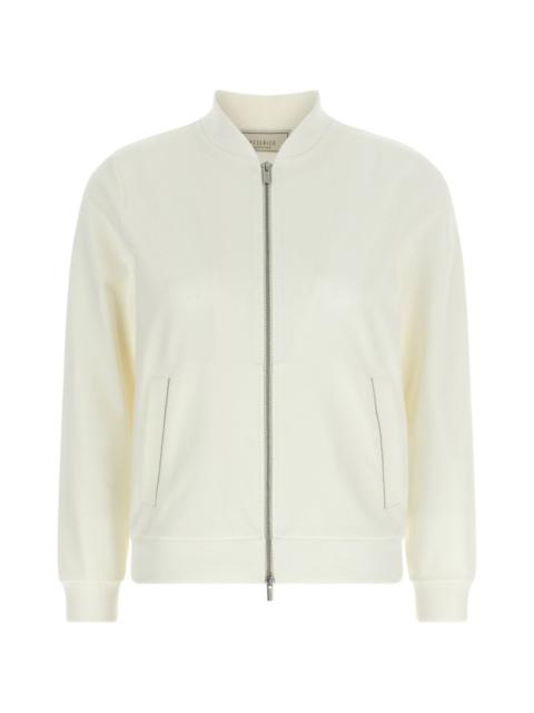 Punto Luce ribbed knit zip sweatshirt