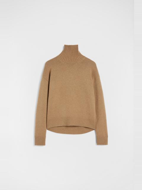 Cashmere Blend High-Neck Sweater