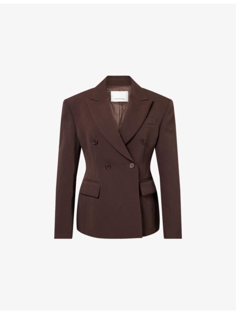 Crosby Double-Breasted Woven Blazer