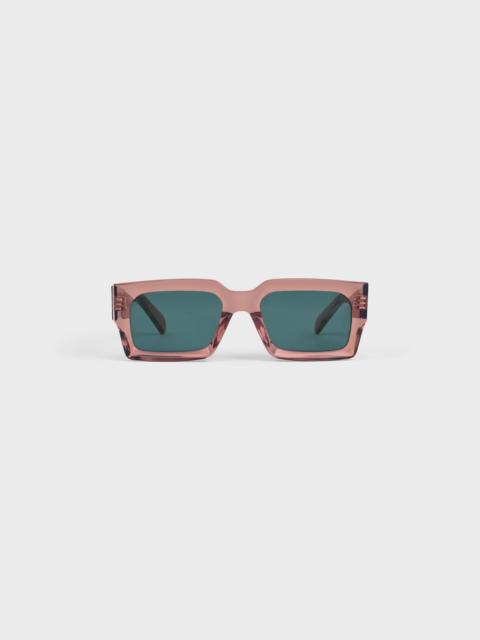 Black Frame 53 Sunglasses in Acetate