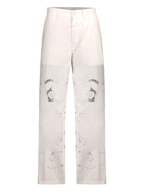 patch-pocket trousers