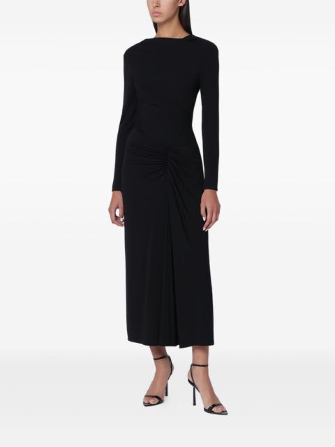 Ruched midi dress