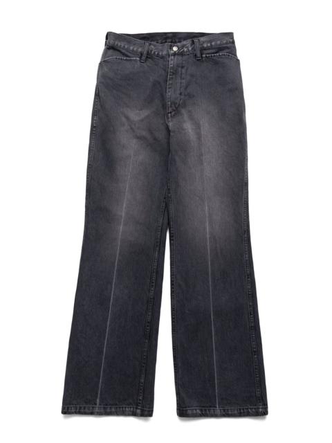 14oz BLKxBLK Denim 5P FRISKO (Center Pleat)