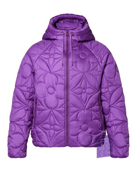 LVSE Flower Quilted Hoodie Jacket