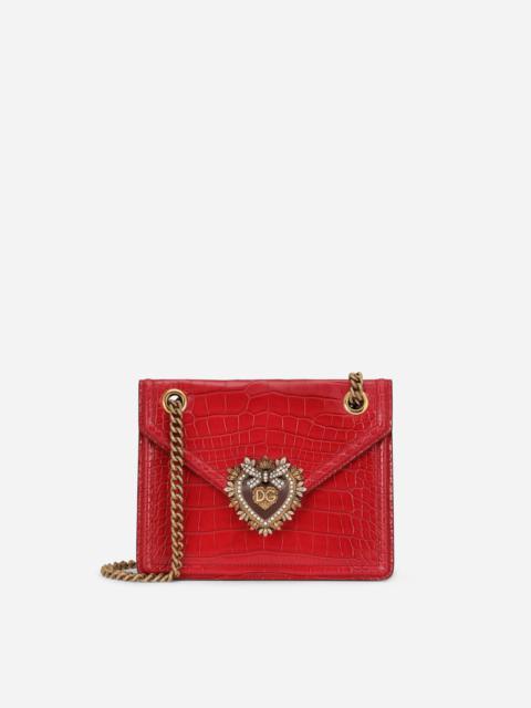 Medium crocodile skin Devotion bag