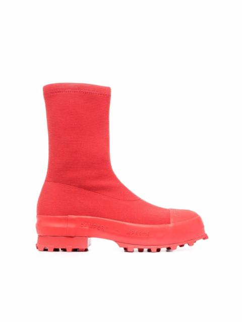 Traktori stretch-knit high-ankle boots