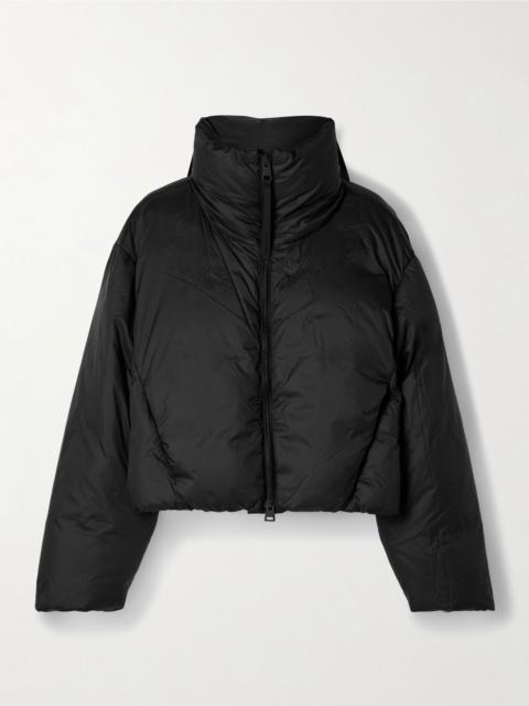 Spessa cropped padded Lumina down jacket Black