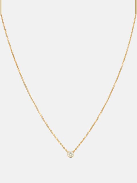 Diamante Simple 18kt gold and diamond necklace