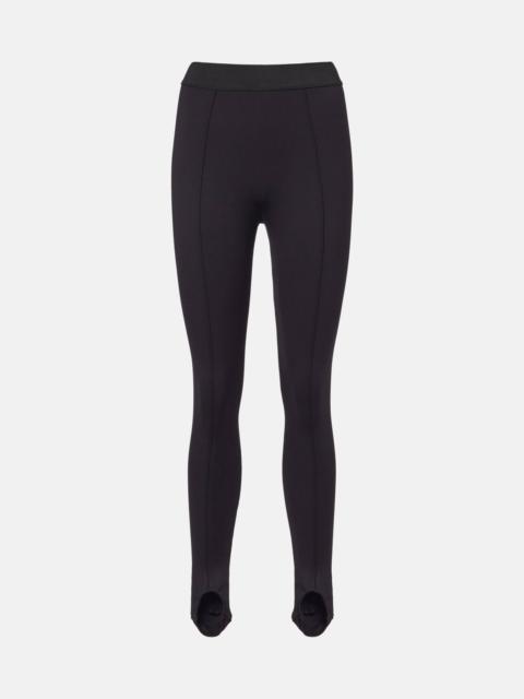 High-rise stirrup leggings