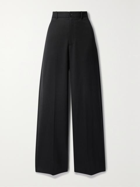 Johan Wool-twill Wide-leg Pants