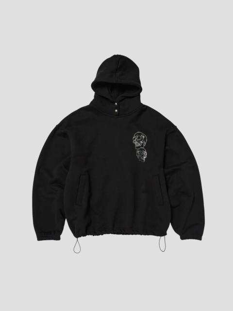 TC ANGELS CRYSTAL EMBELLISHED HOODIE