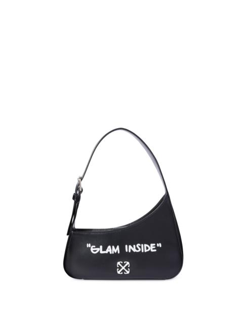Black Jitney Quote Shoulder Bag