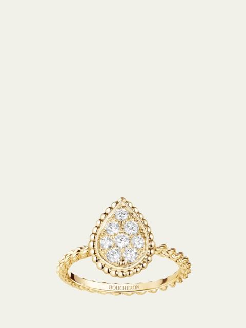Serpent Boheme S Motif Ring with Diamonds
